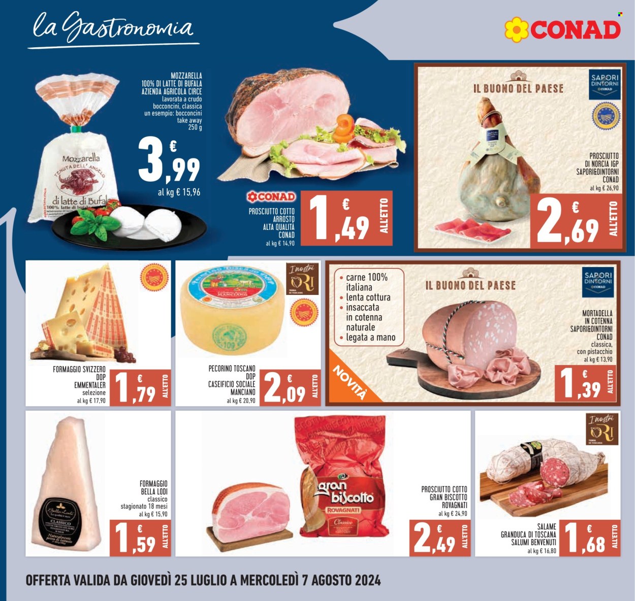 Volantino Conad - 25/7/2024 - 7/8/2024. Pagina 10
