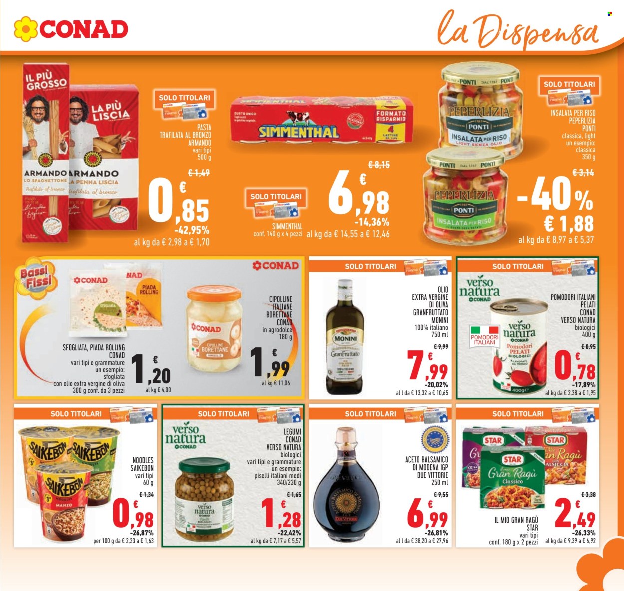 Volantino Conad - 25/7/2024 - 7/8/2024. Pagina 13