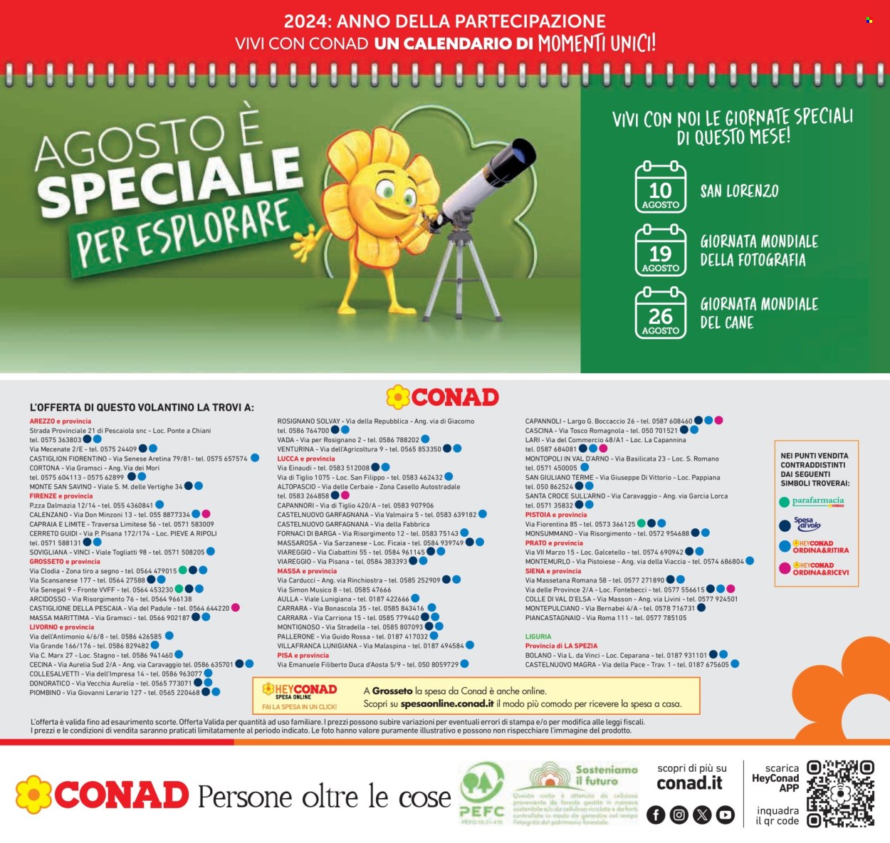 Volantino Conad - 25/7/2024 - 7/8/2024. Pagina 24
