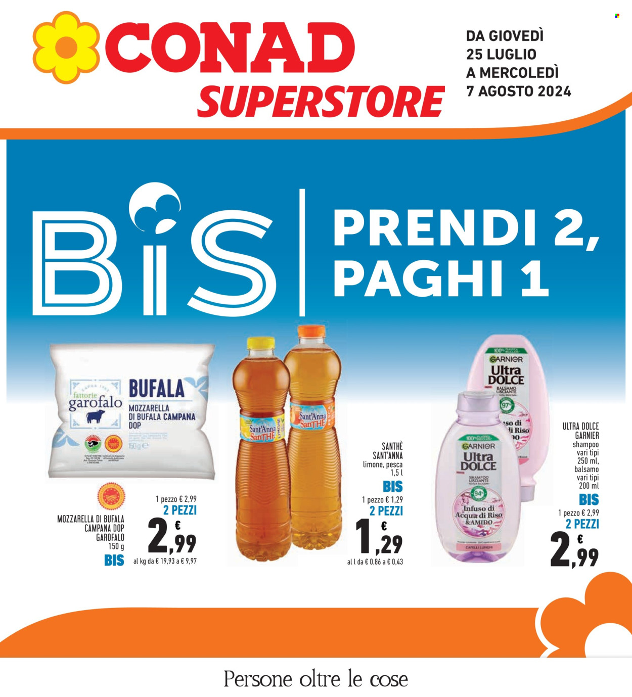 Volantino Conad Superstore - 25/7/2024 - 7/8/2024. Pagina 1