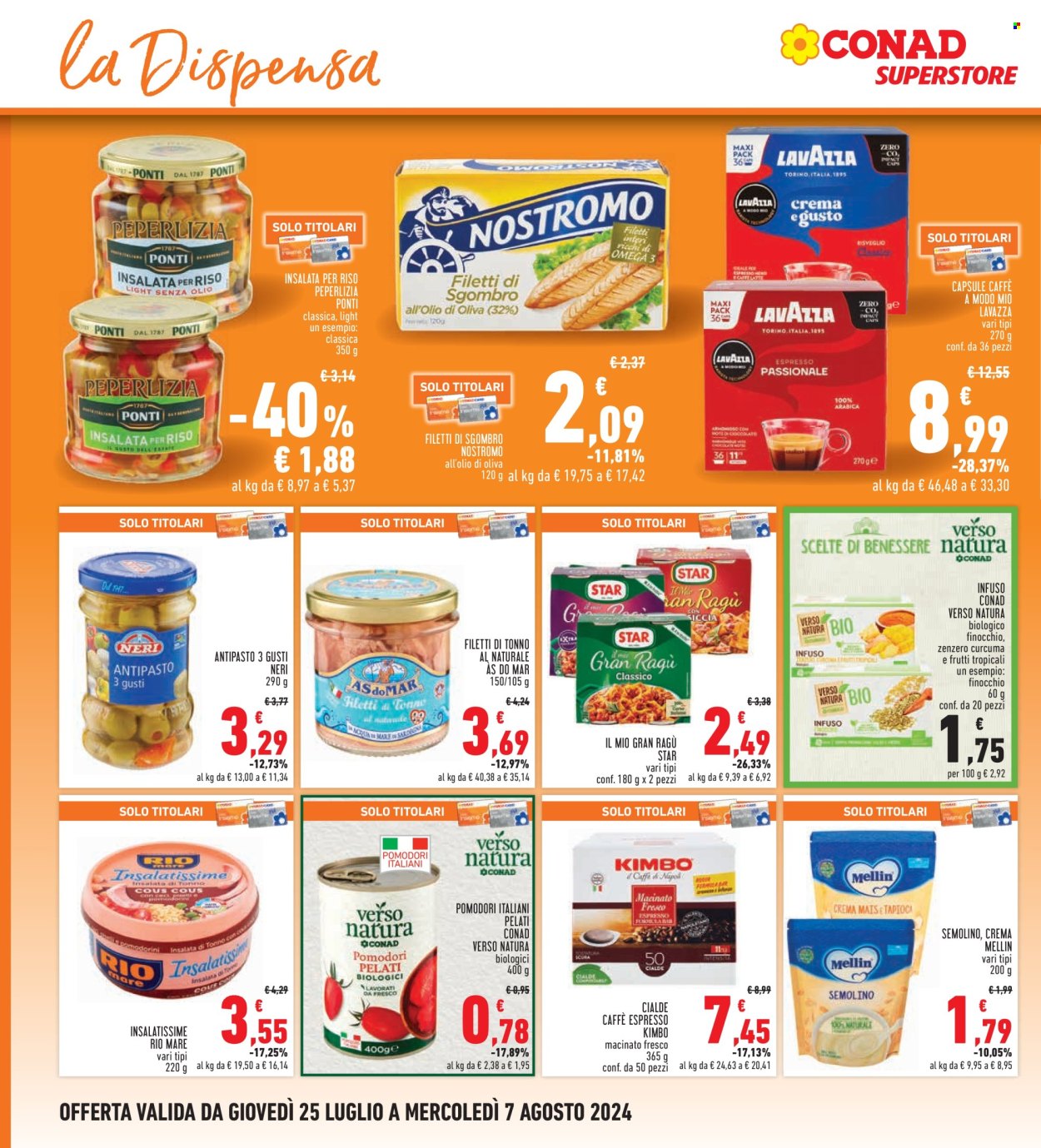 Volantino Conad Superstore - 25/7/2024 - 7/8/2024. Pagina 18