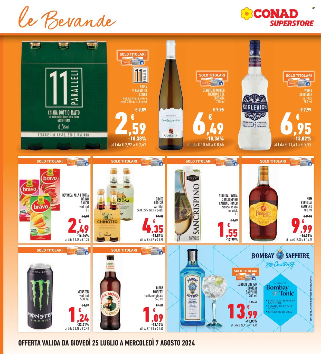 Volantino Conad Superstore - 25/7/2024 - 7/8/2024. Pagina 20