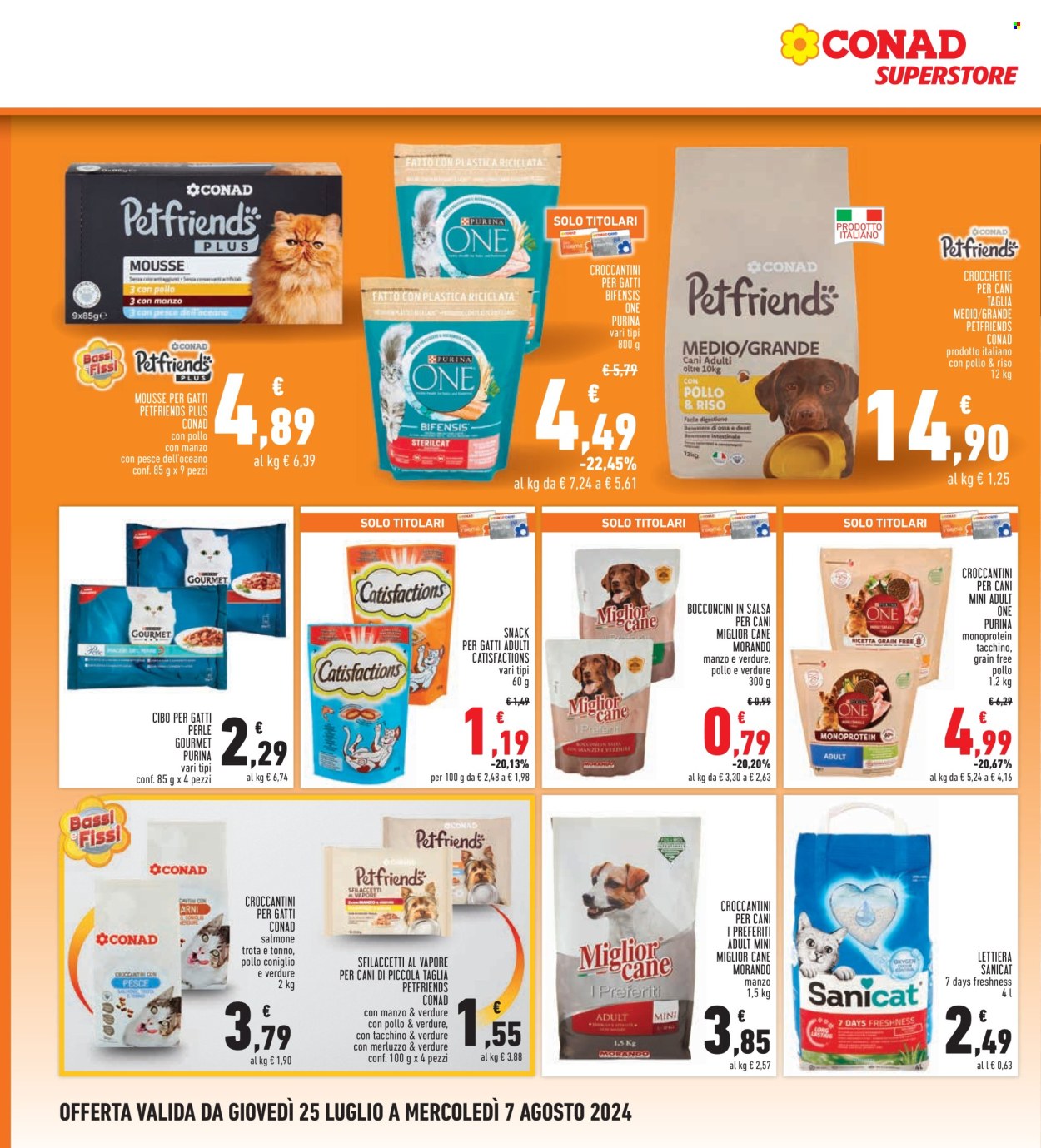 Volantino Conad Superstore - 25/7/2024 - 7/8/2024. Pagina 24