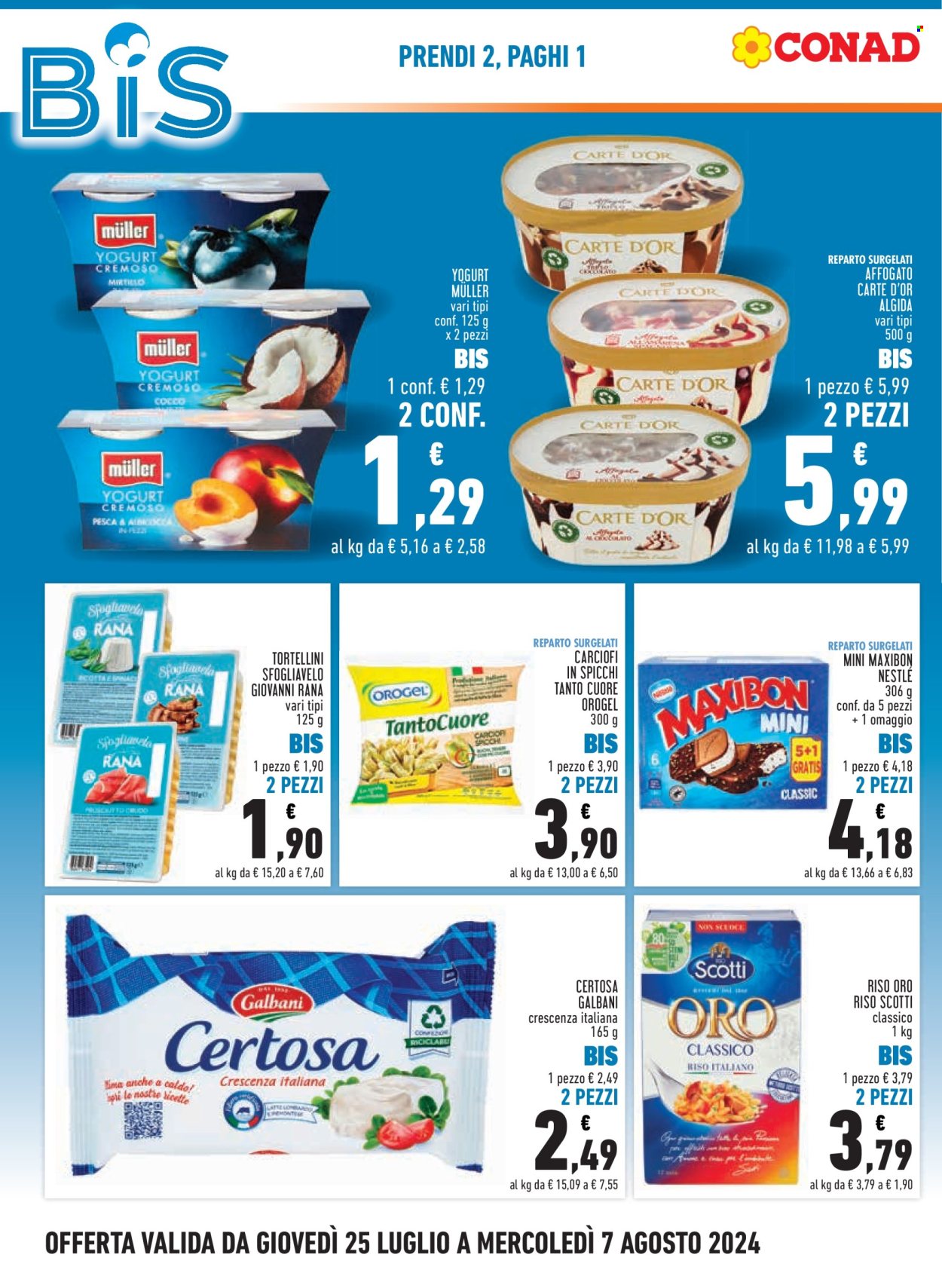 Volantino Margherita Conad - 25/7/2024 - 7/8/2024. Pagina 2