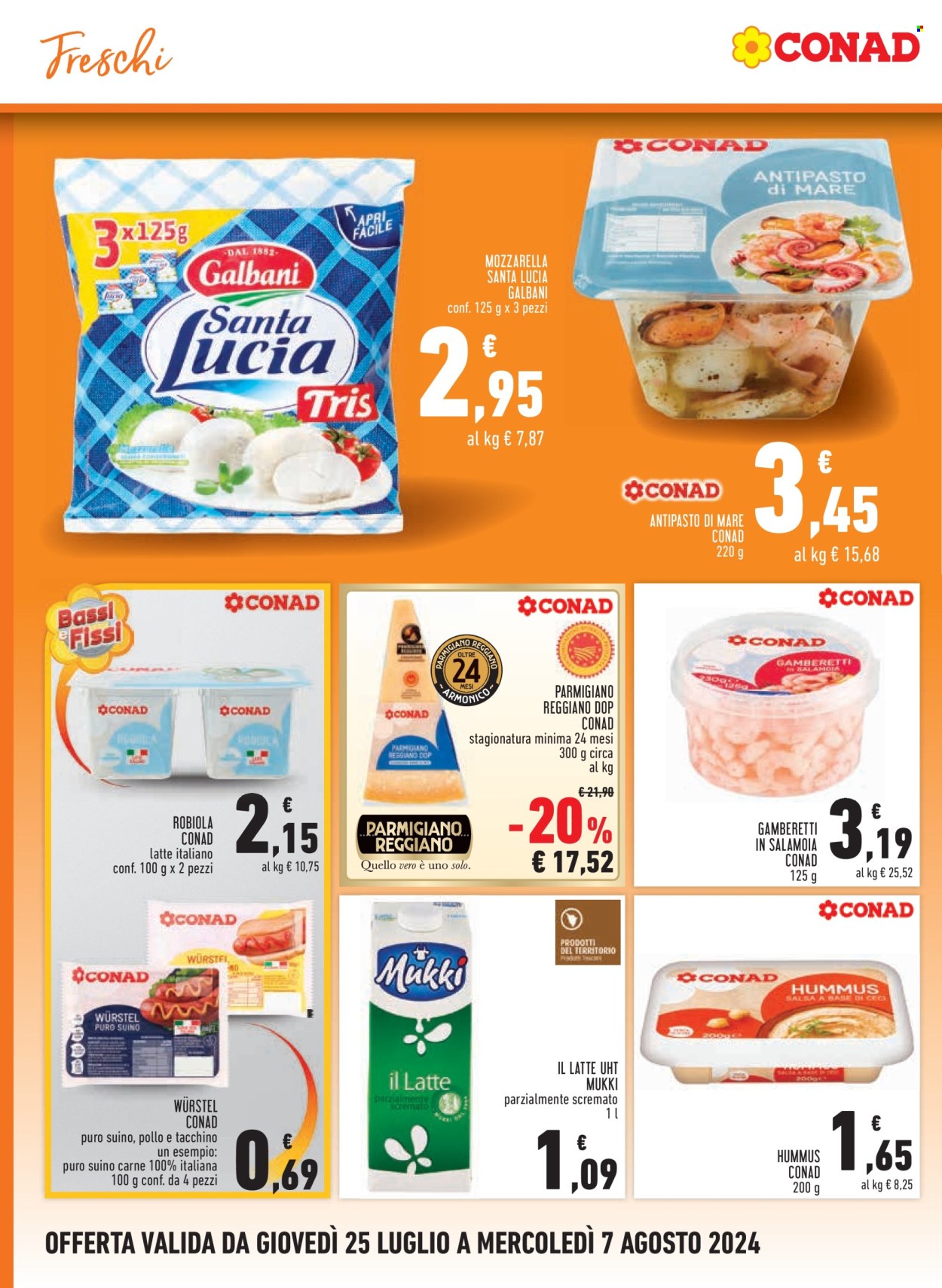 Leták Margherita Conad - 25.7.2024 - 7.8.2024. Strana 10