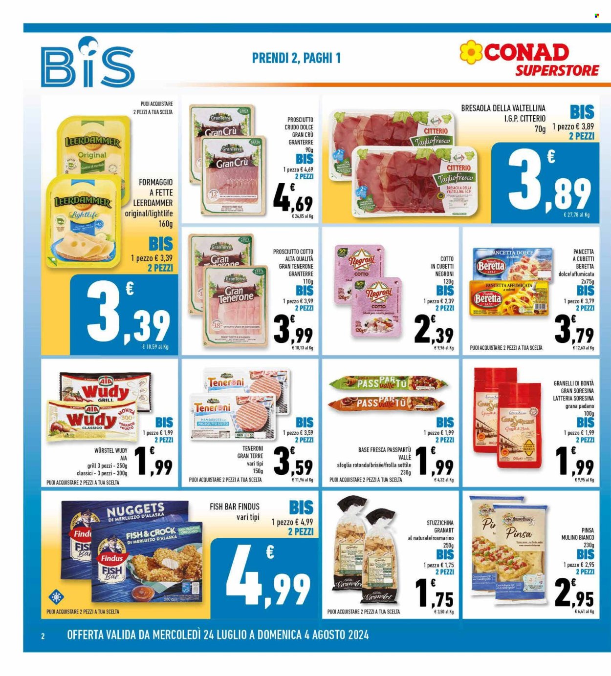 Volantino Conad Superstore - 24/7/2024 - 4/8/2024. Pagina 2