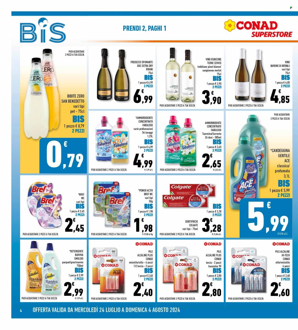 Volantino Conad Superstore - 24/7/2024 - 4/8/2024. Pagina 4