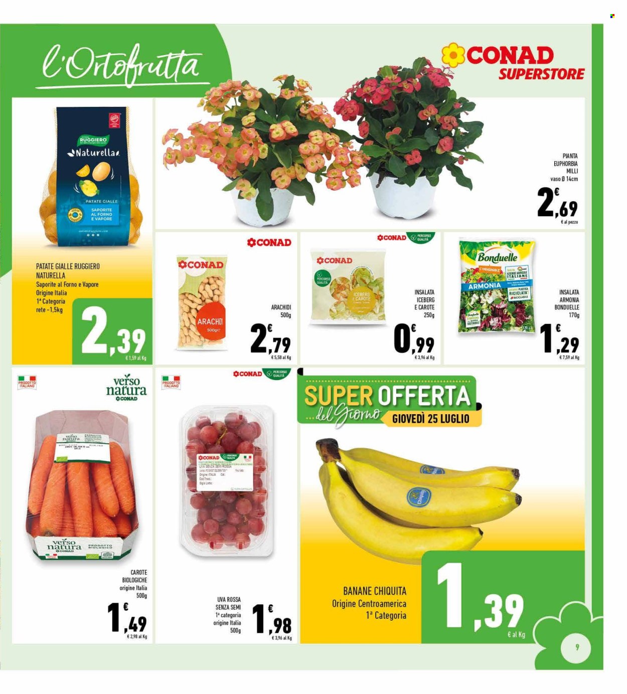 Volantino Conad Superstore - 24/7/2024 - 4/8/2024. Pagina 9