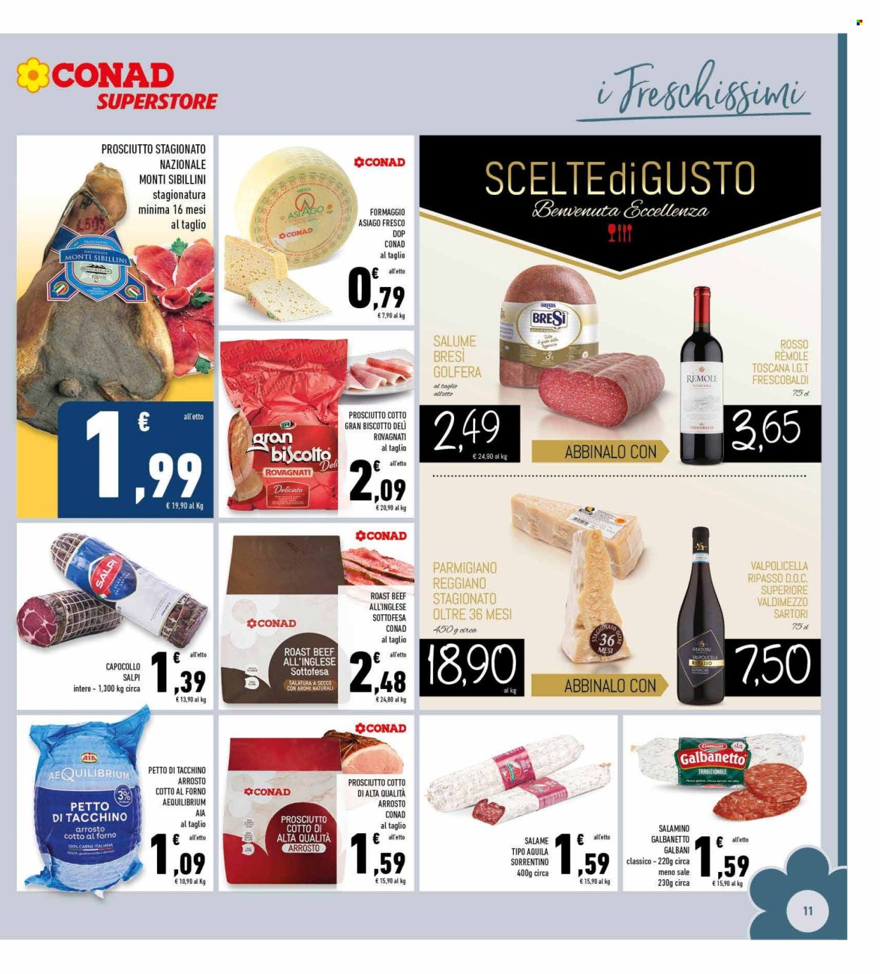 Volantino Conad Superstore - 24/7/2024 - 4/8/2024. Pagina 11