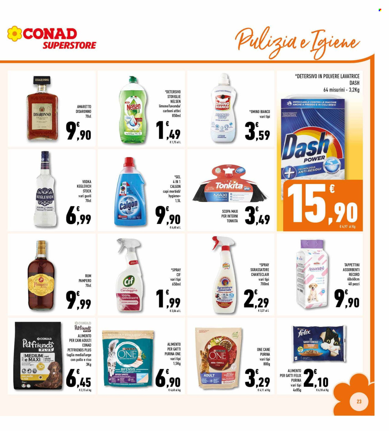 Volantino Conad Superstore - 24/7/2024 - 4/8/2024. Pagina 23