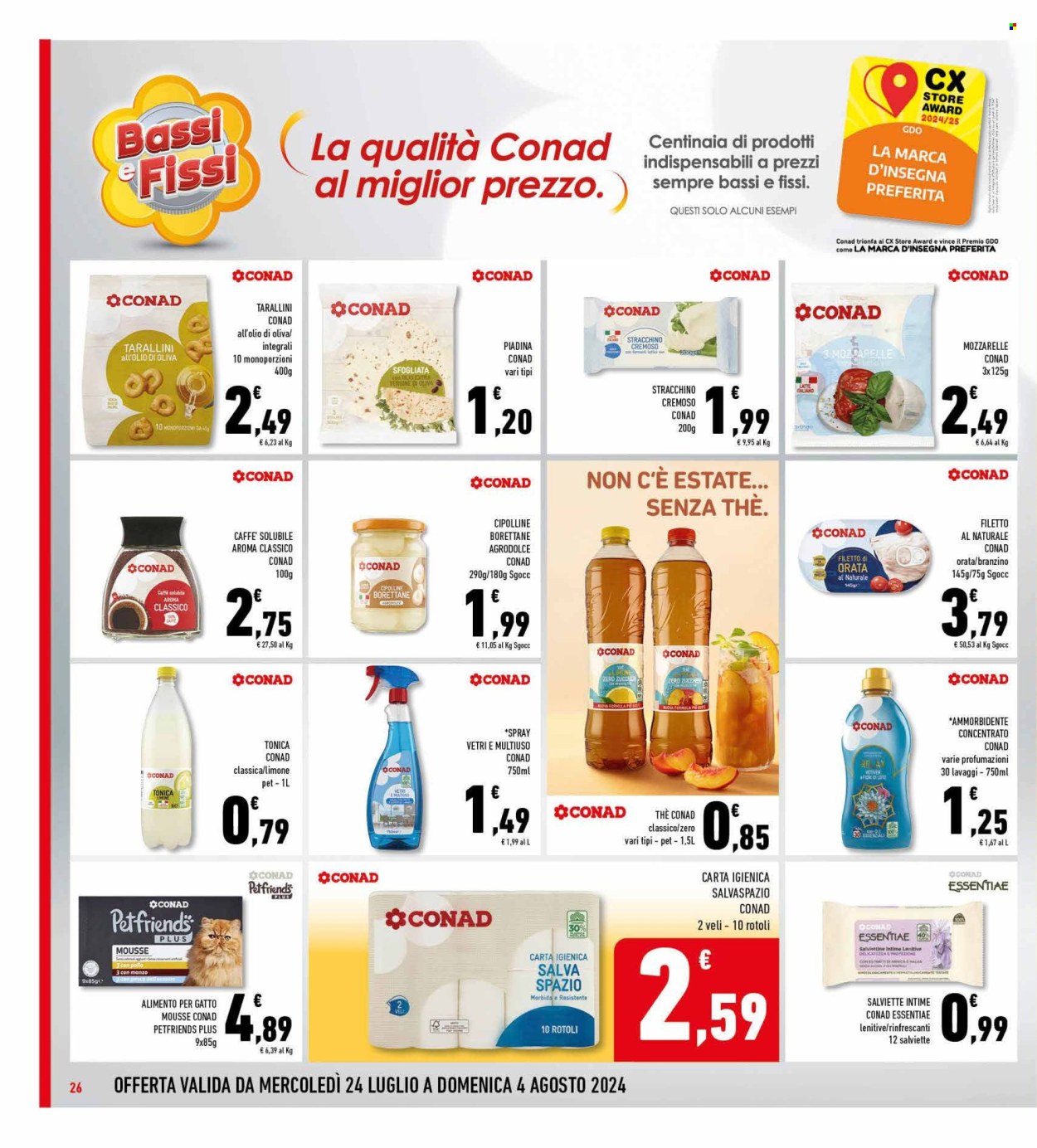 Volantino Conad Superstore - 24/7/2024 - 4/8/2024. Pagina 26