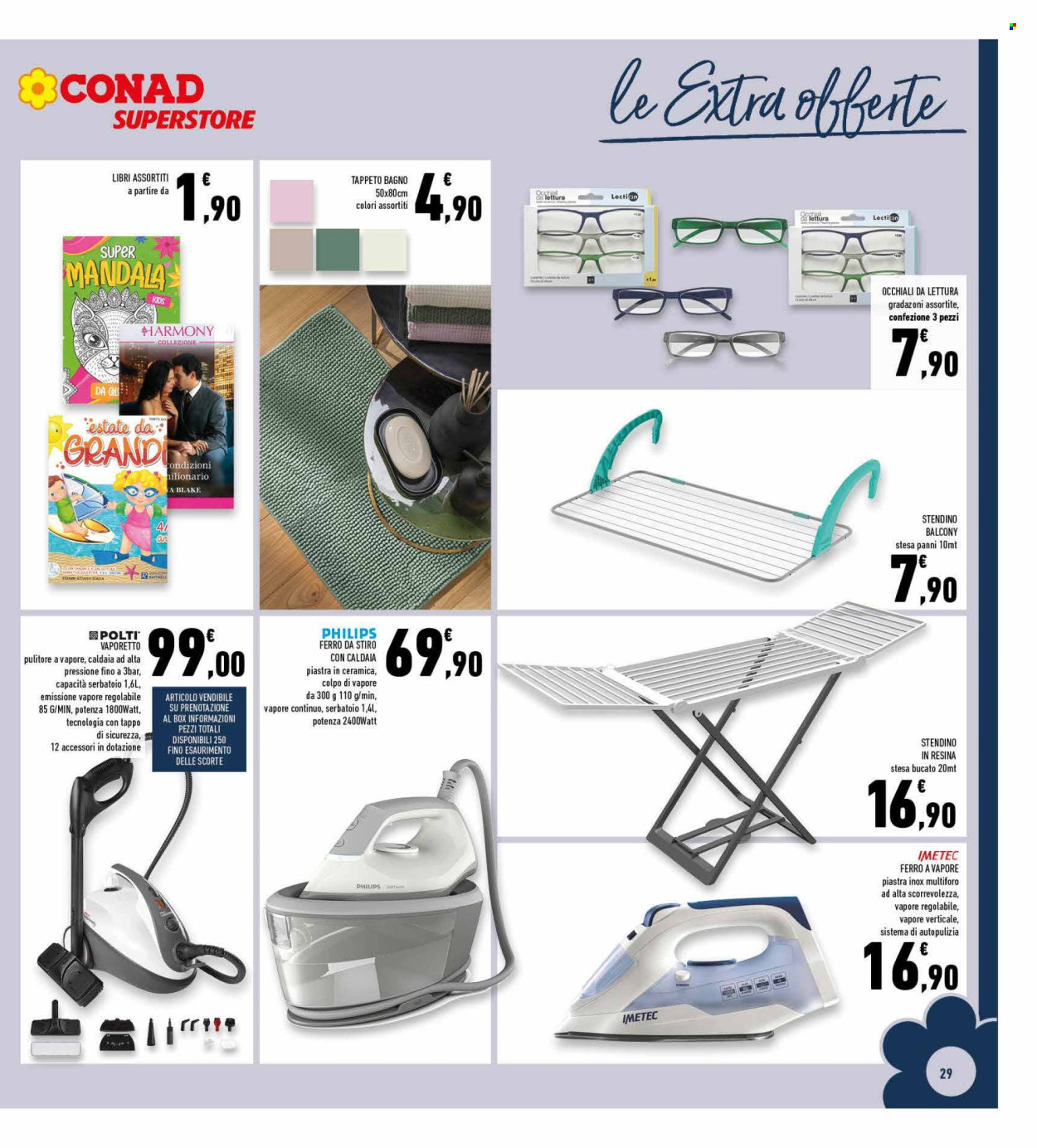 Volantino Conad Superstore - 24/7/2024 - 4/8/2024. Pagina 29