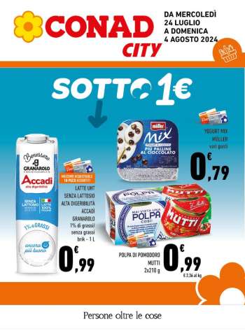 Volantino Conad City - 24/7/2024 - 4/8/2024.