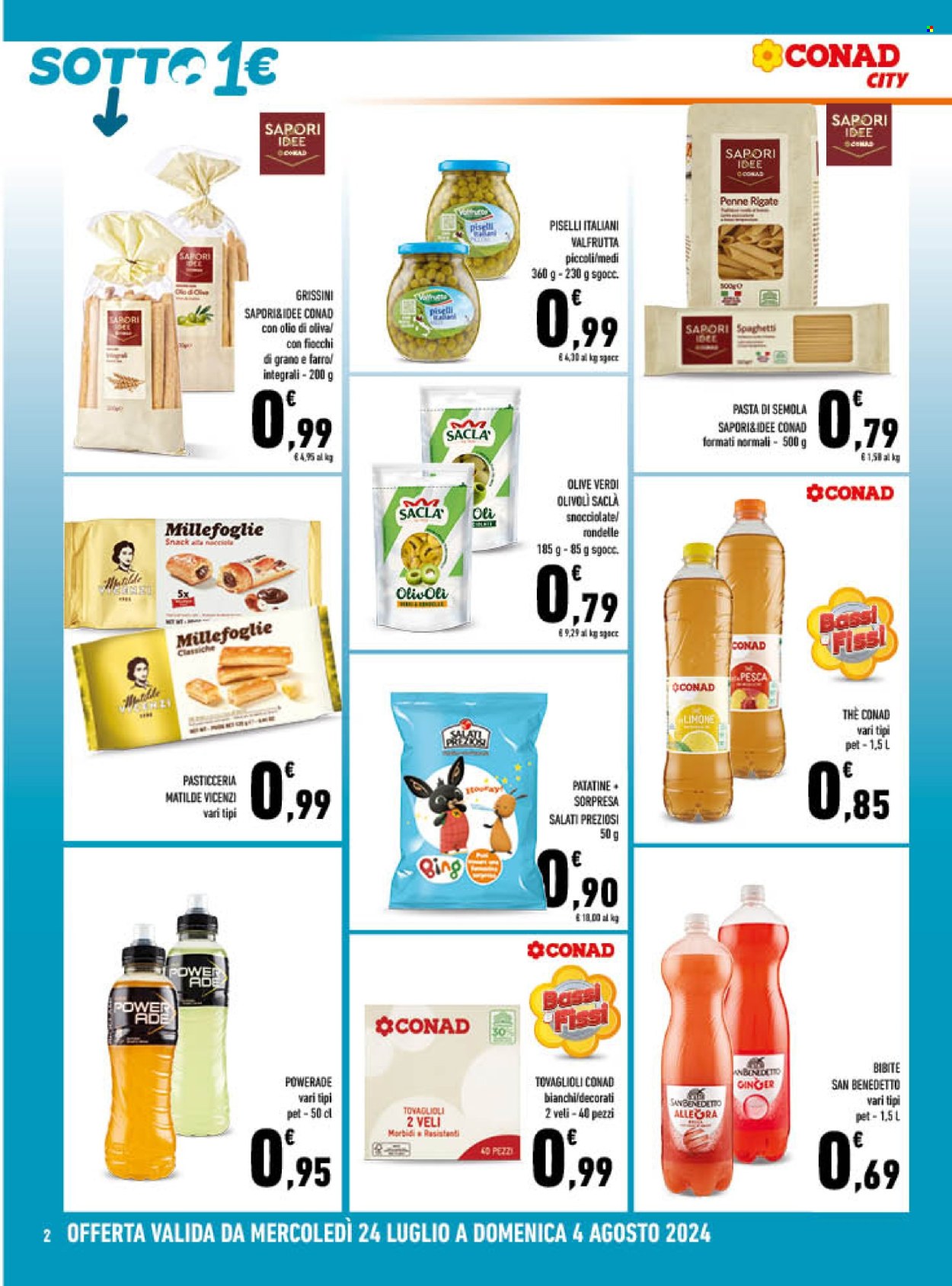 Volantino Conad City - 24/7/2024 - 4/8/2024. Pagina 2