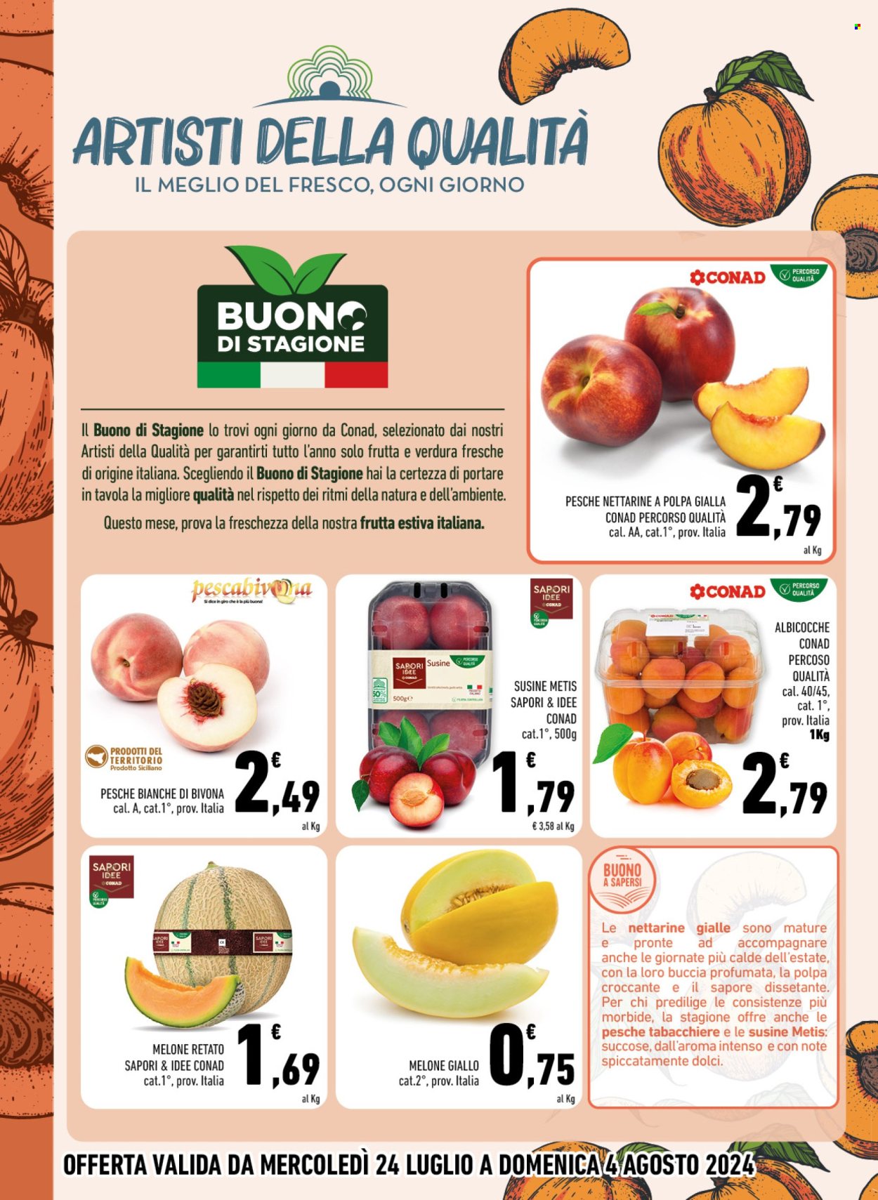 Volantino Conad - 24/7/2024 - 4/8/2024. Pagina 4