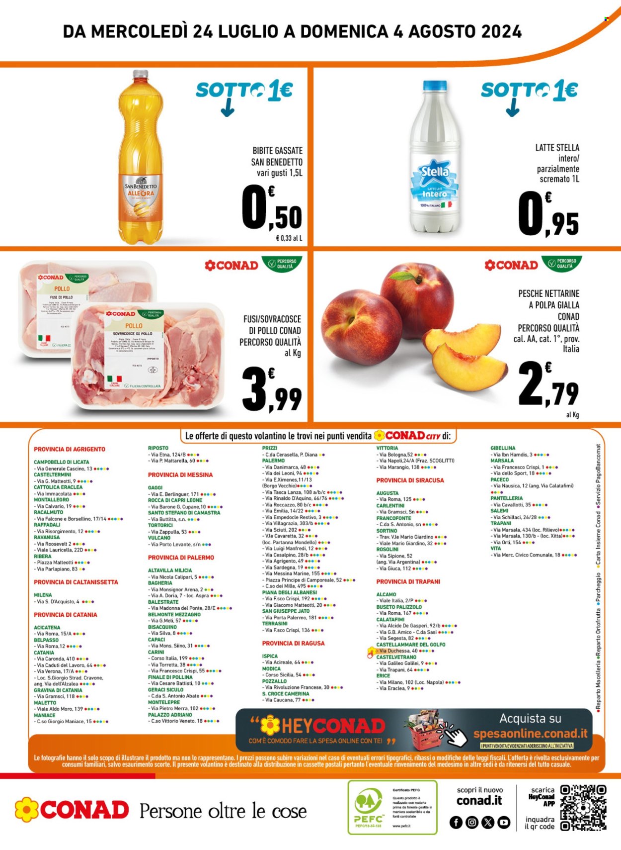Volantino Conad - 24/7/2024 - 4/8/2024. Pagina 16