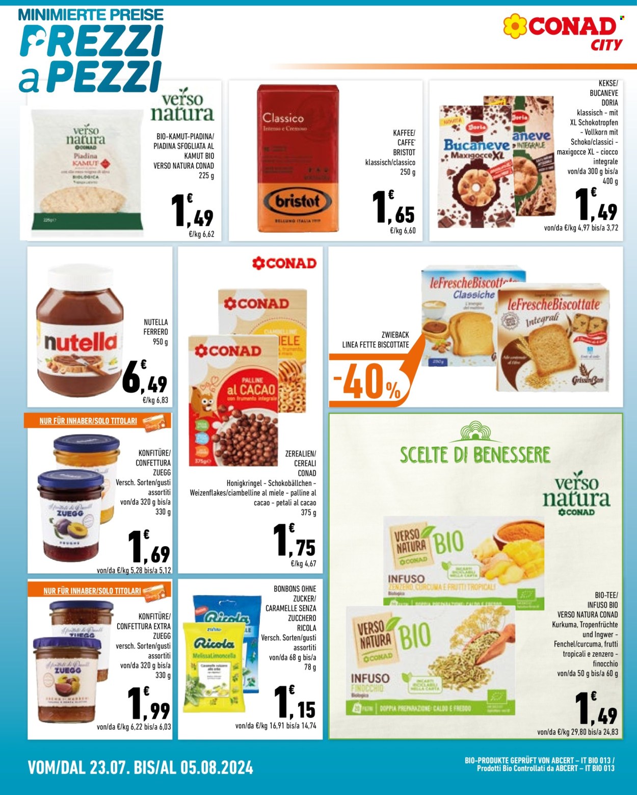 Volantino Conad City - 23/7/2024 - 5/8/2024. Pagina 10