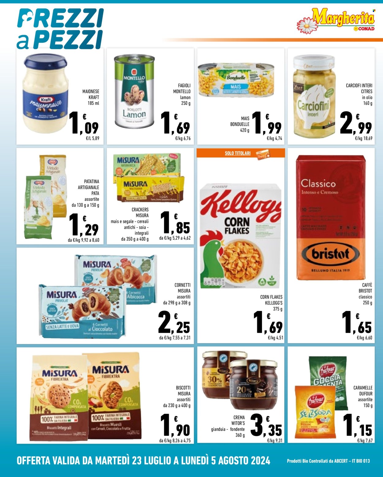 Volantino Margherita Conad - 23/7/2024 - 5/8/2024. Pagina 8