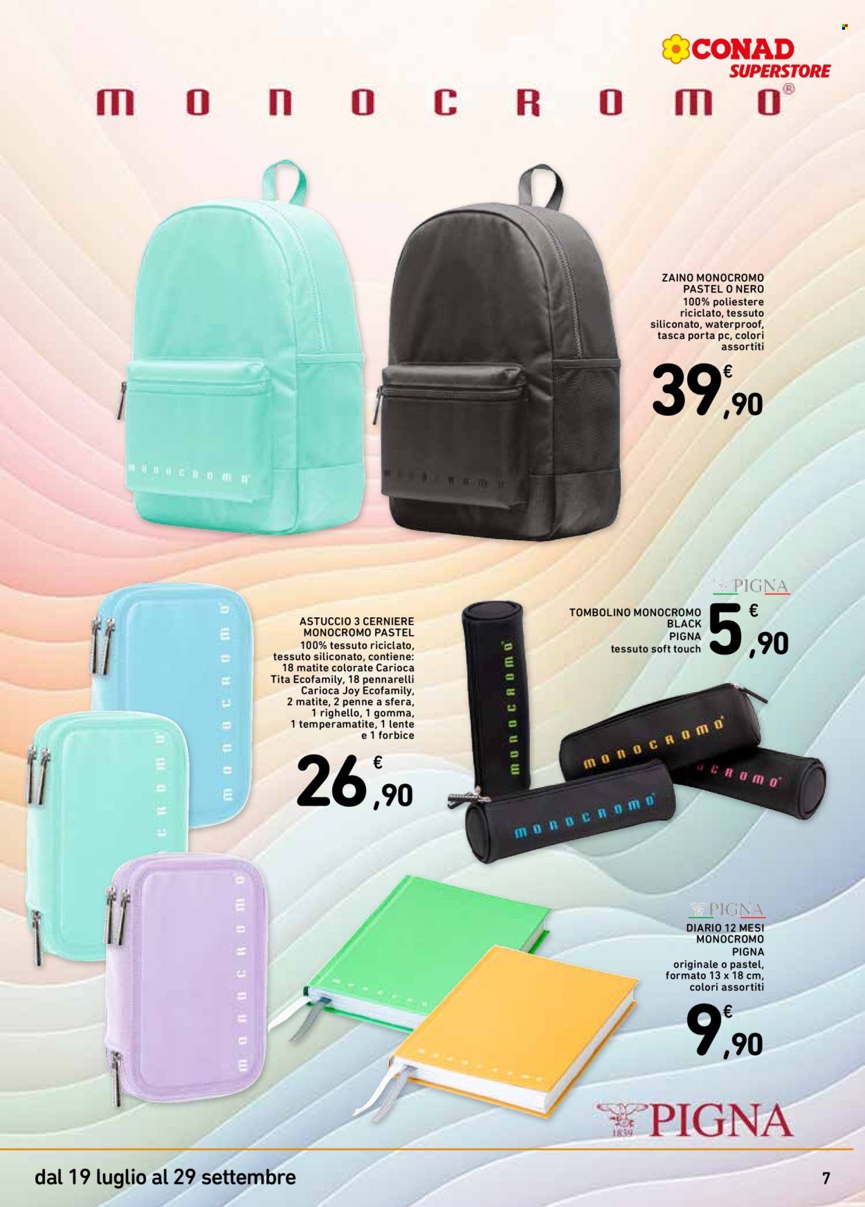Volantino Conad - 19/7/2024 - 29/9/2024. Pagina 7