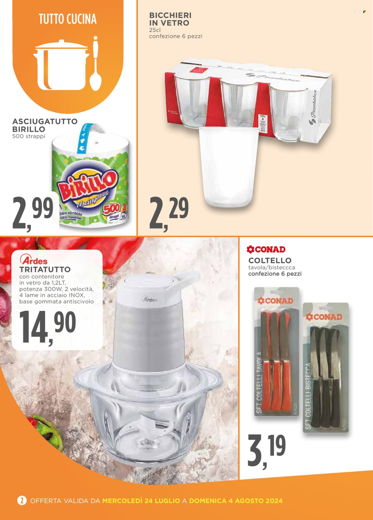 Volantino Conad - 24/7/2024 - 4/8/2024. Pagina 2