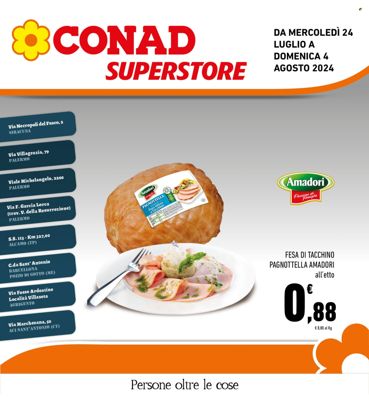 Leták Conad Superstore - 24.7.2024 - 4.8.2024. Strana 1