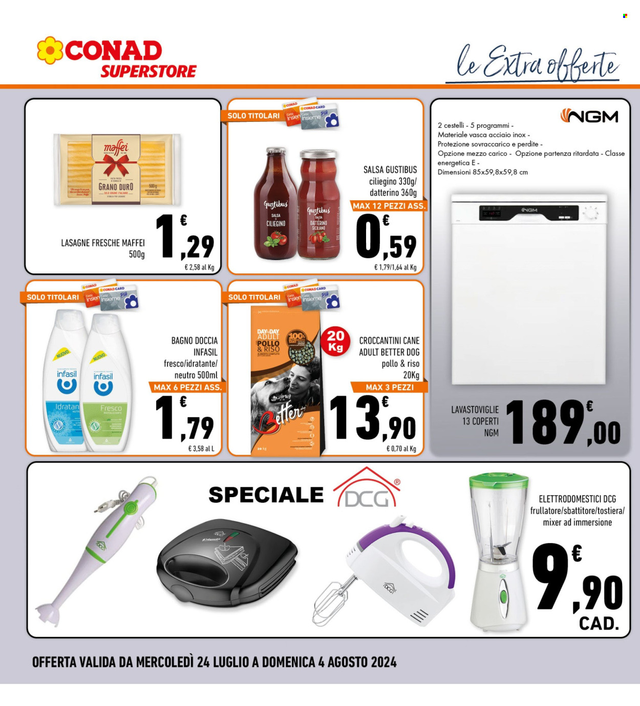 Leták Conad Superstore - 24.7.2024 - 4.8.2024. Strana 2