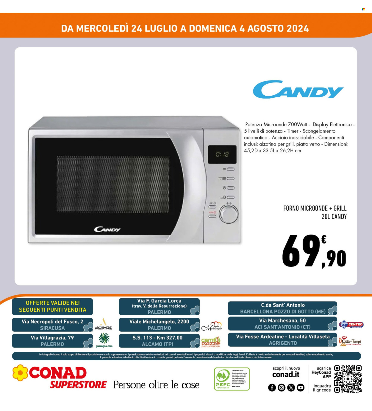 Leták Conad Superstore - 24.7.2024 - 4.8.2024. Strana 4