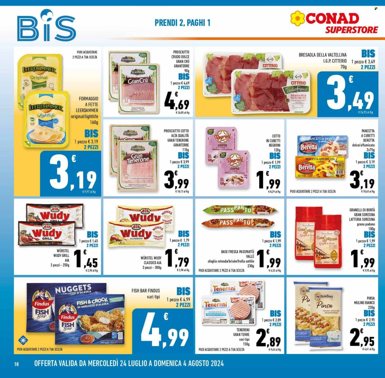 Volantino Conad Superstore - 24/7/2024 - 6/8/2024. Pagina 10