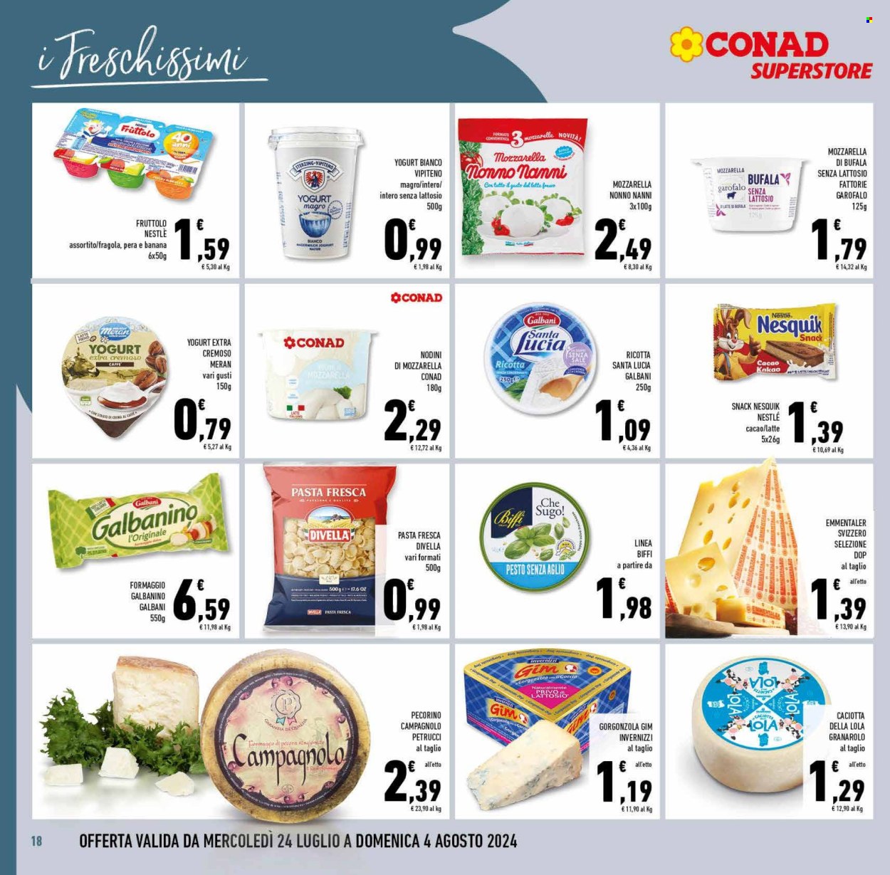 Volantino Conad Superstore - 24/7/2024 - 6/8/2024. Pagina 18