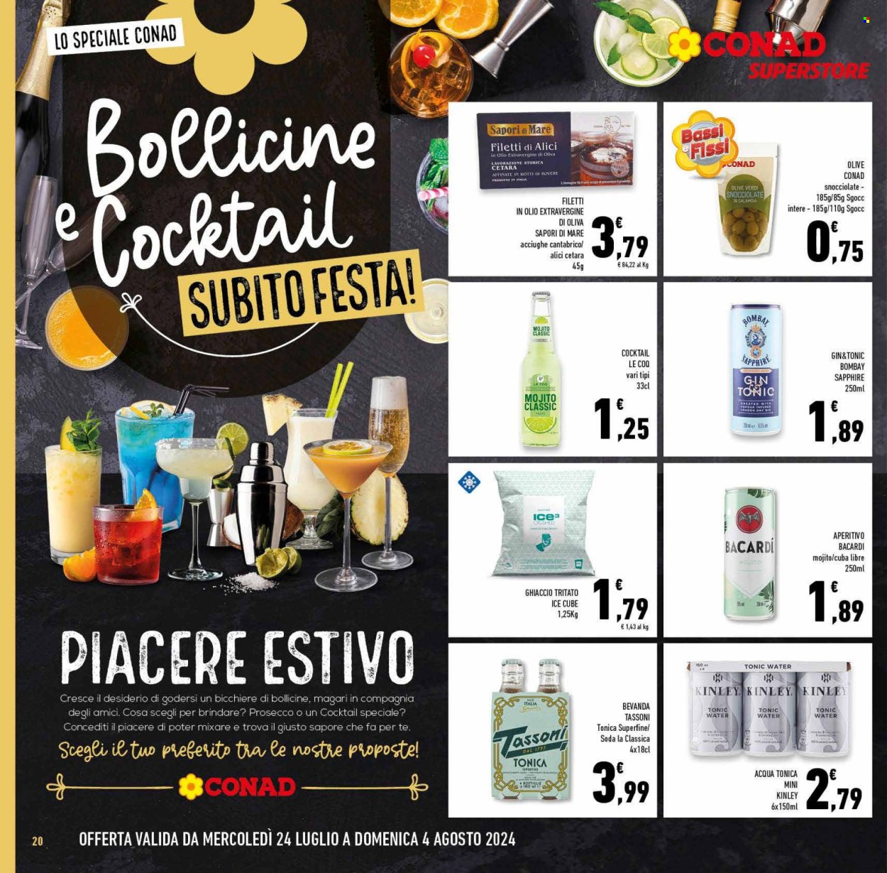 Volantino Conad Superstore - 24/7/2024 - 6/8/2024. Pagina 20
