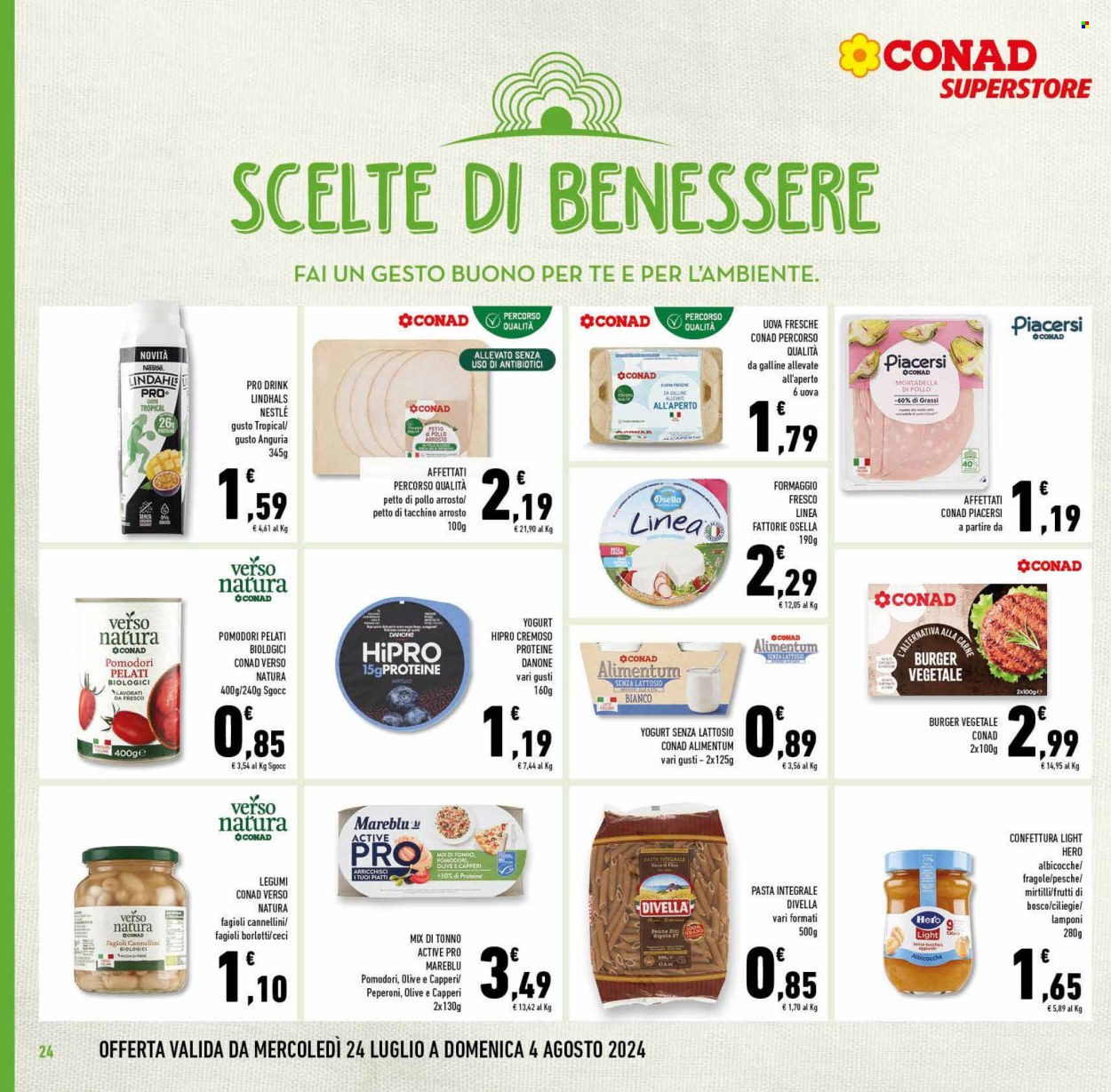 Volantino Conad Superstore - 24/7/2024 - 6/8/2024. Pagina 24