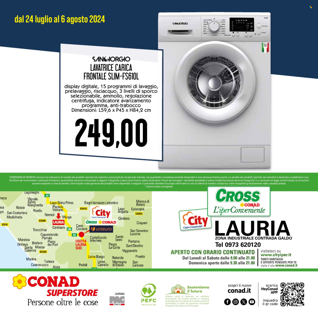 Volantino Conad Superstore - 24/7/2024 - 6/8/2024. Pagina 40