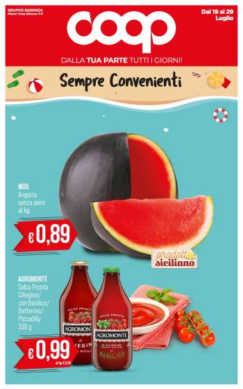 Volantino Coop - 19/7/2024 - 29/7/2024.