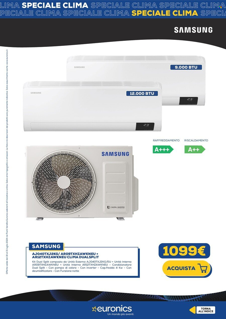 Volantino Euronics - 19/7/2024 - 31/7/2024. Pagina 13