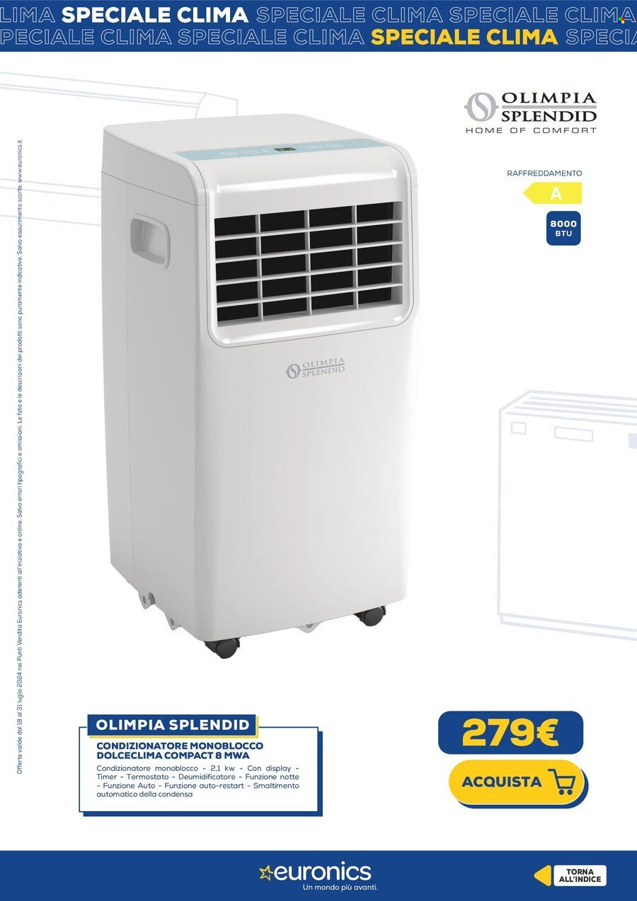 Volantino Euronics - 19/7/2024 - 31/7/2024. Pagina 22