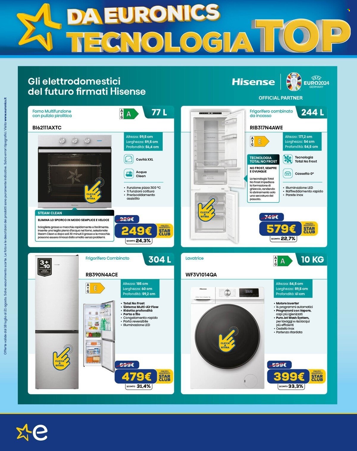 Volantino Euronics - 18/7/2024 - 22/8/2024. Pagina 12