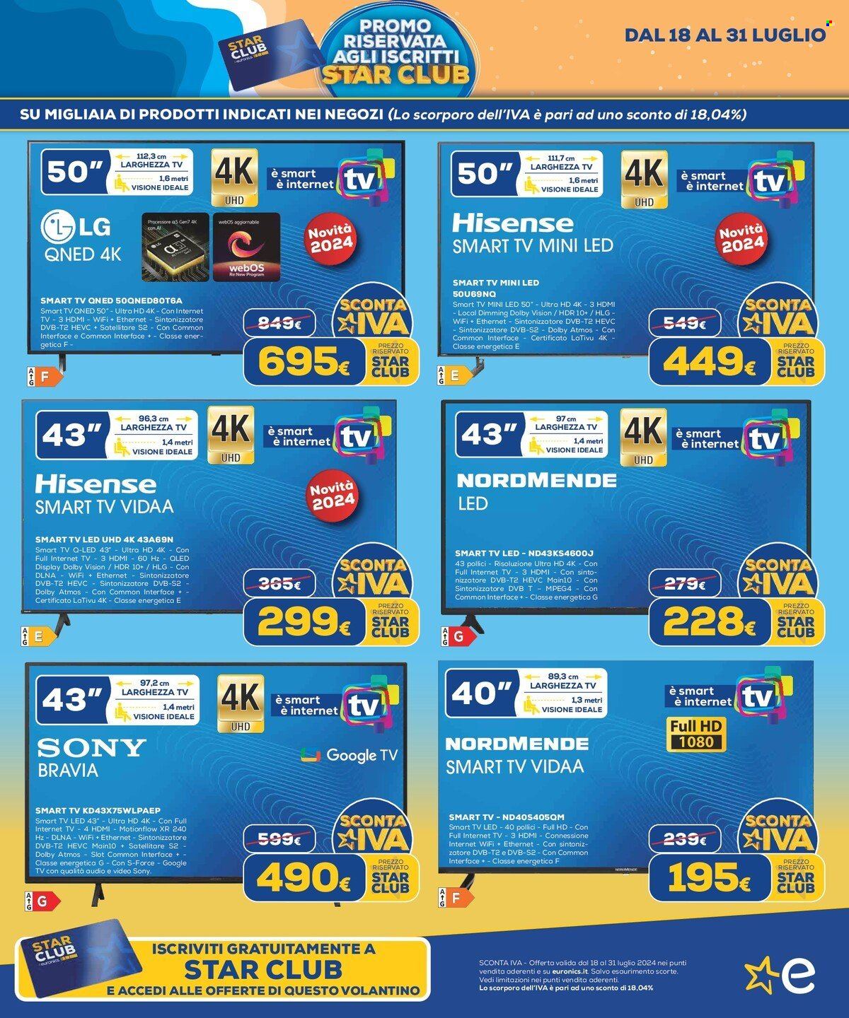 Volantino Euronics - 18/7/2024 - 31/7/2024. Pagina 5