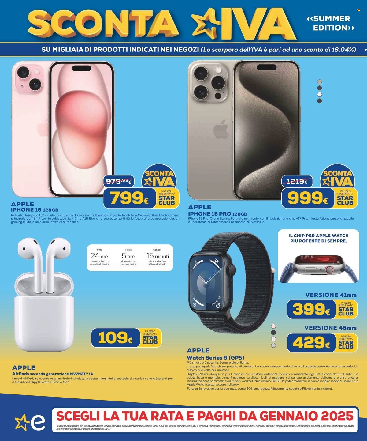 Volantino Euronics - 18/7/2024 - 31/7/2024. Pagina 8