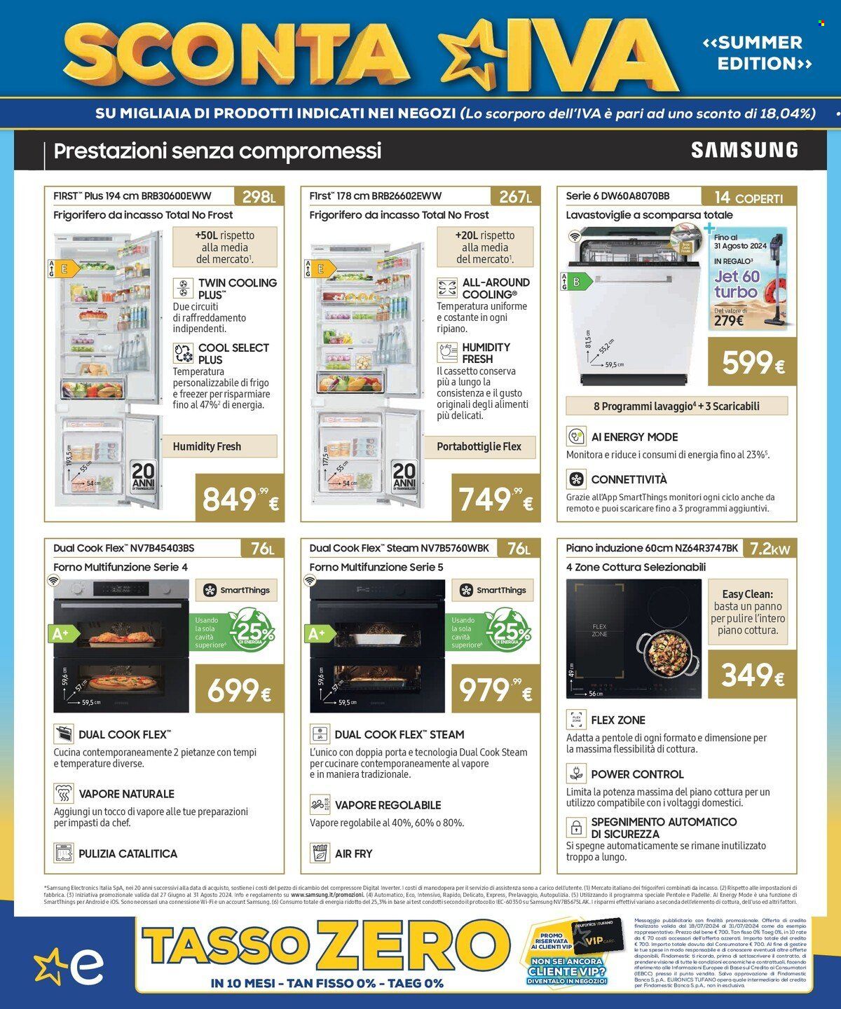 Volantino Euronics - 18/7/2024 - 31/7/2024. Pagina 28