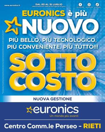 Volantino Euronics - 20/7/2024 - 31/7/2024.