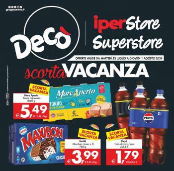 Volantino Deco - 23/7/2024 - 1/8/2024.