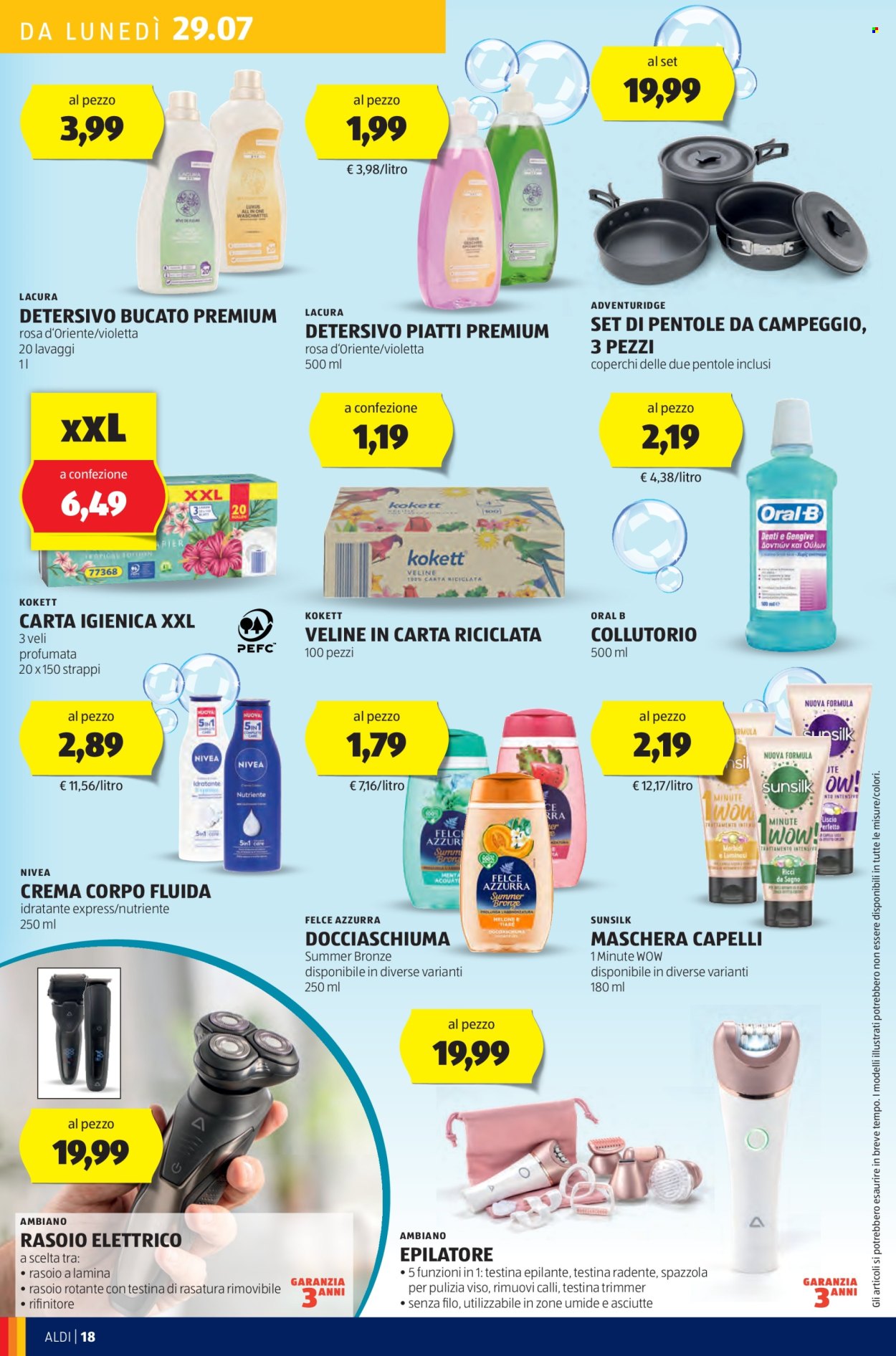 Volantino Aldi - 29/7/2024 - 4/8/2024. Pagina 18