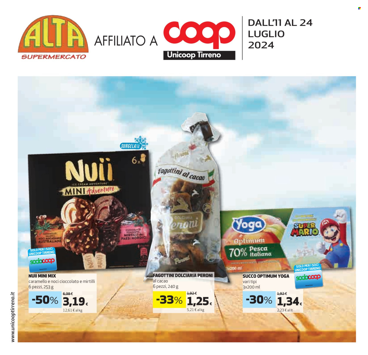 Leták Coop - 11.7.2024 - 24.7.2024. Strana 1