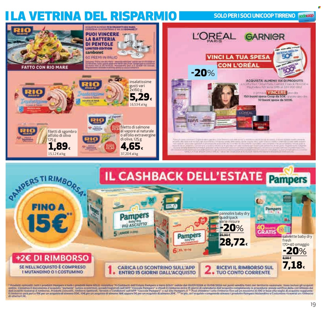 Volantino Coop - 11/7/2024 - 24/7/2024. Pagina 19