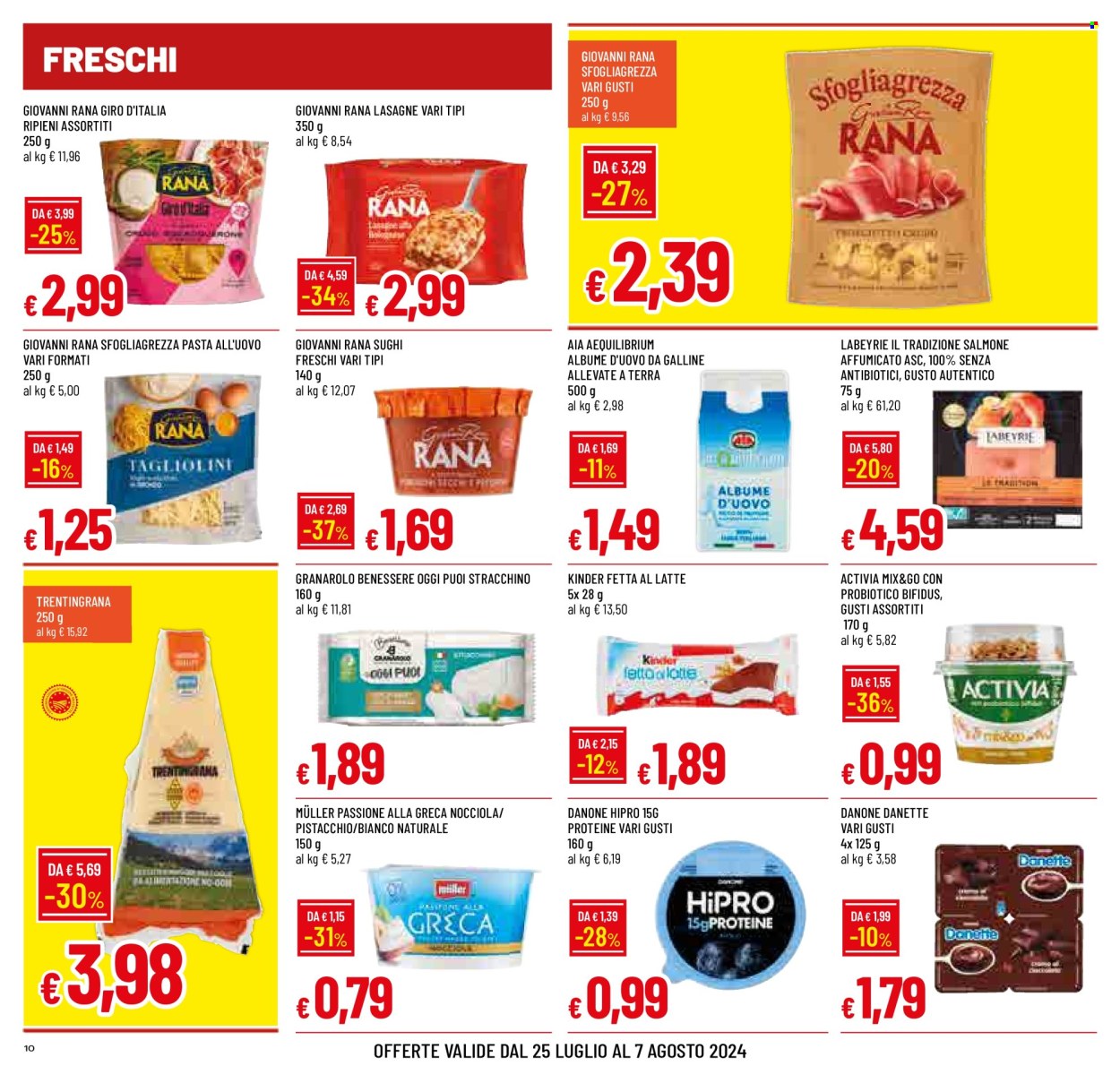 Volantino Famila - 25/7/2024 - 7/8/2024. Pagina 10