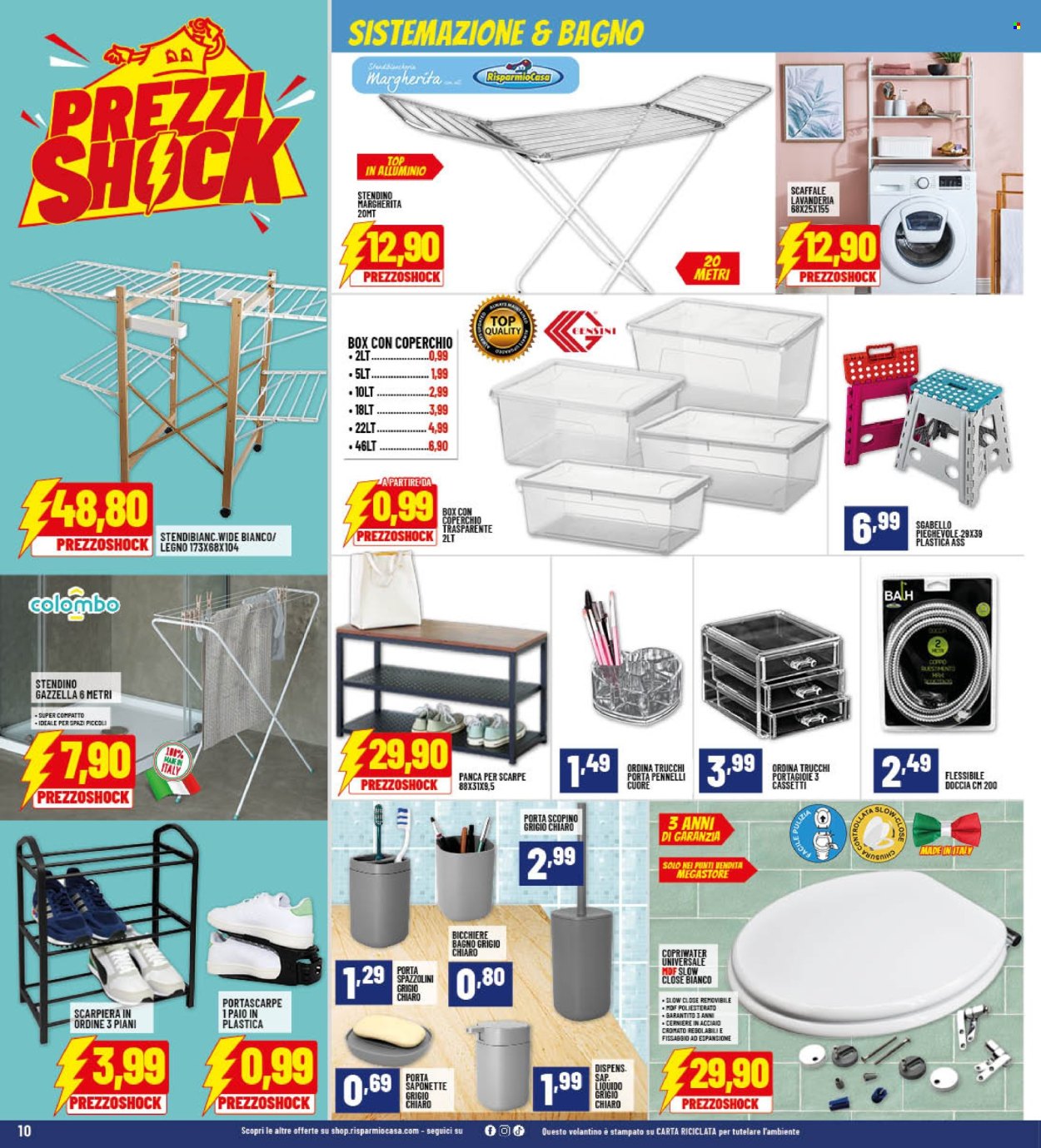 Leták Risparmio Casa - 25.7.2024 - 10.8.2024. Strana 10