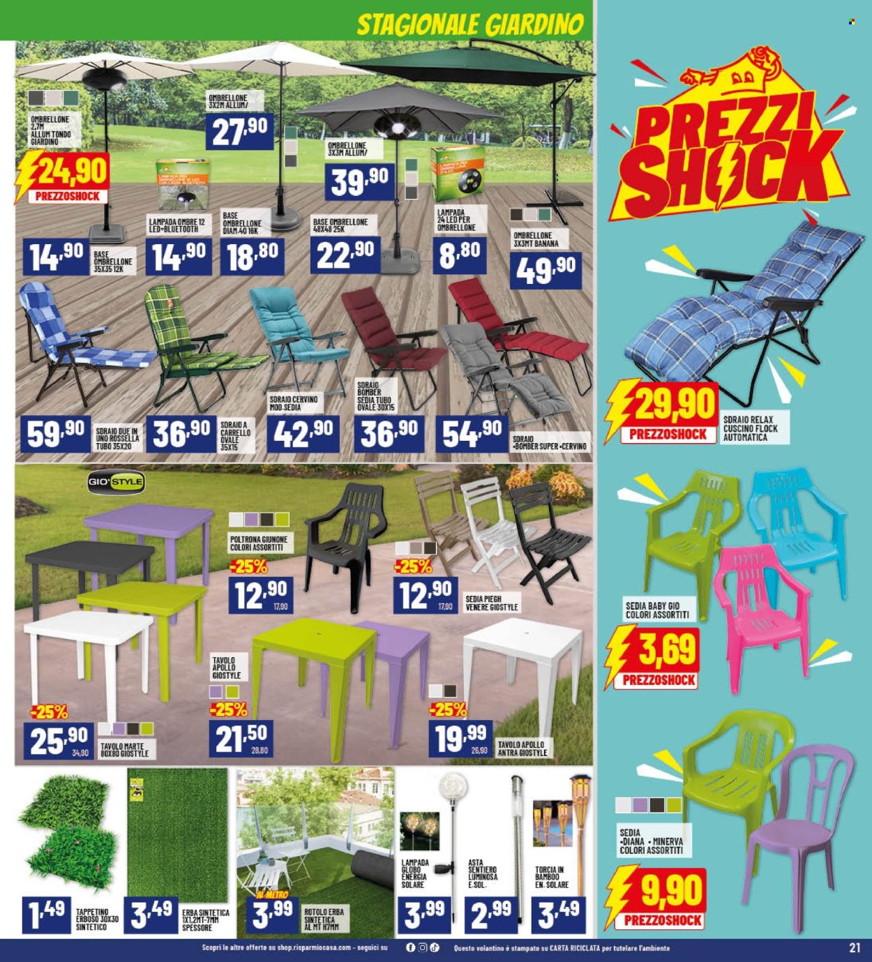 Leták Risparmio Casa - 25.7.2024 - 10.8.2024. Strana 21