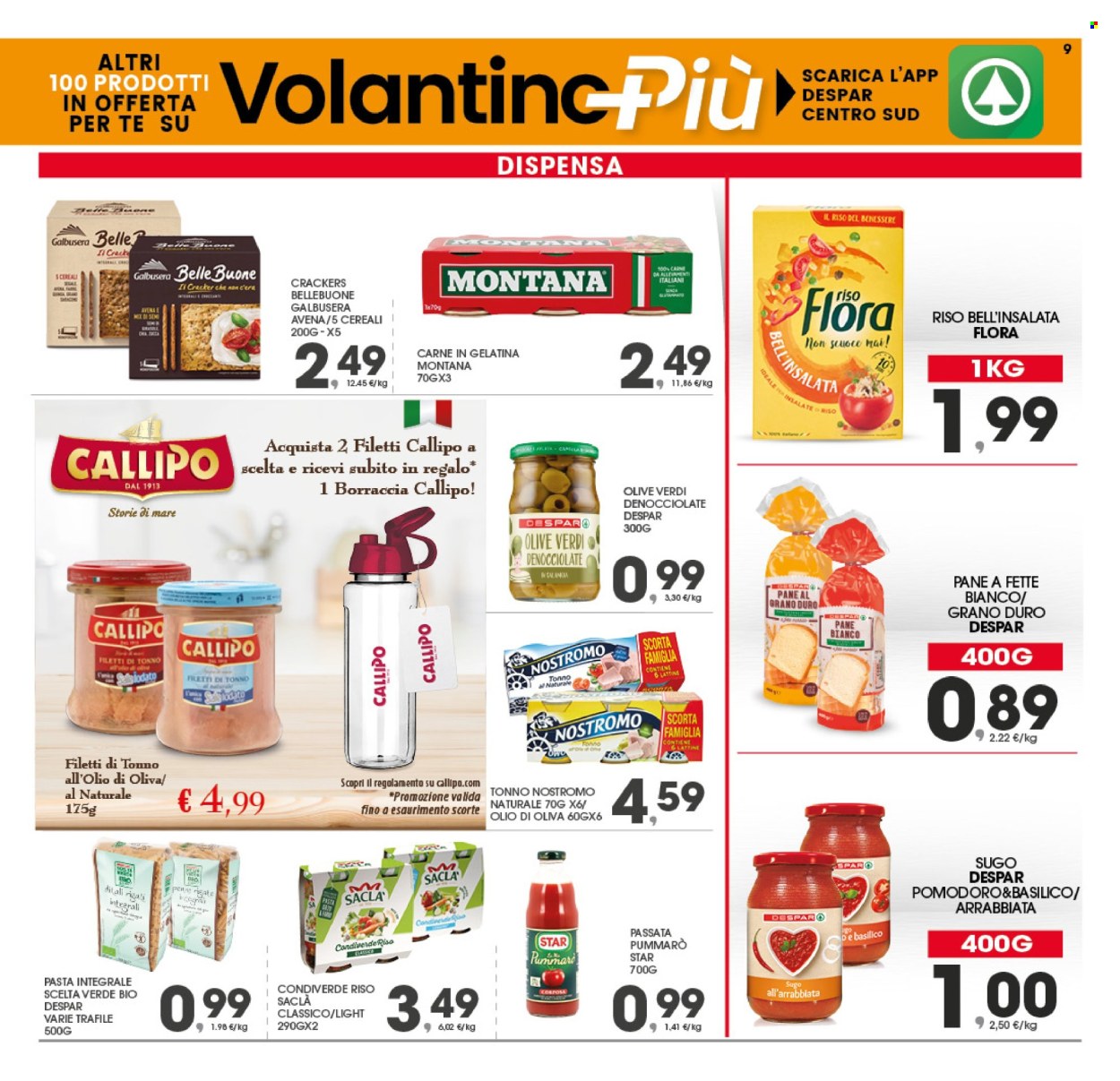 Volantino Eurospar - 22/7/2024 - 1/8/2024. Pagina 9