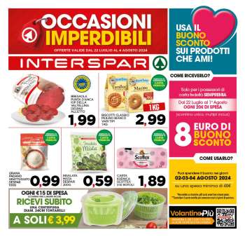 Volantino Interspar - 22/7/2024 - 4/8/2024.