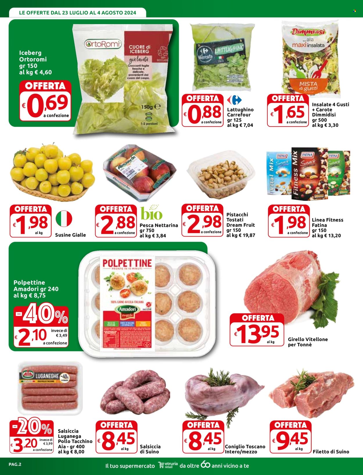Volantino Carrefour - 23/7/2024 - 4/8/2024. Pagina 2